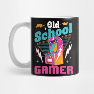 Old School Gamer - Game Lover Arcade Game Gaming Console Mug